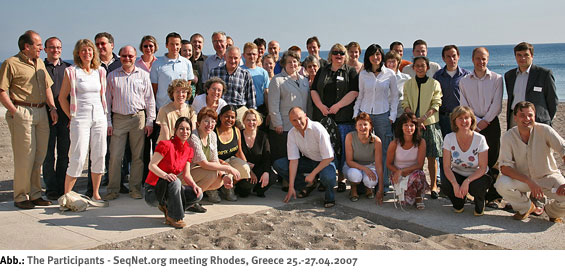 Foto:  SeqNet.org participants - Rhodos, Greece (25.-27.04.2007)