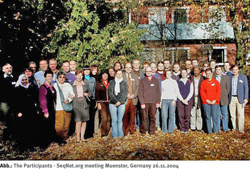 Foto:  SeqNet.org participants - Muenster, Germany (26.11.2004)